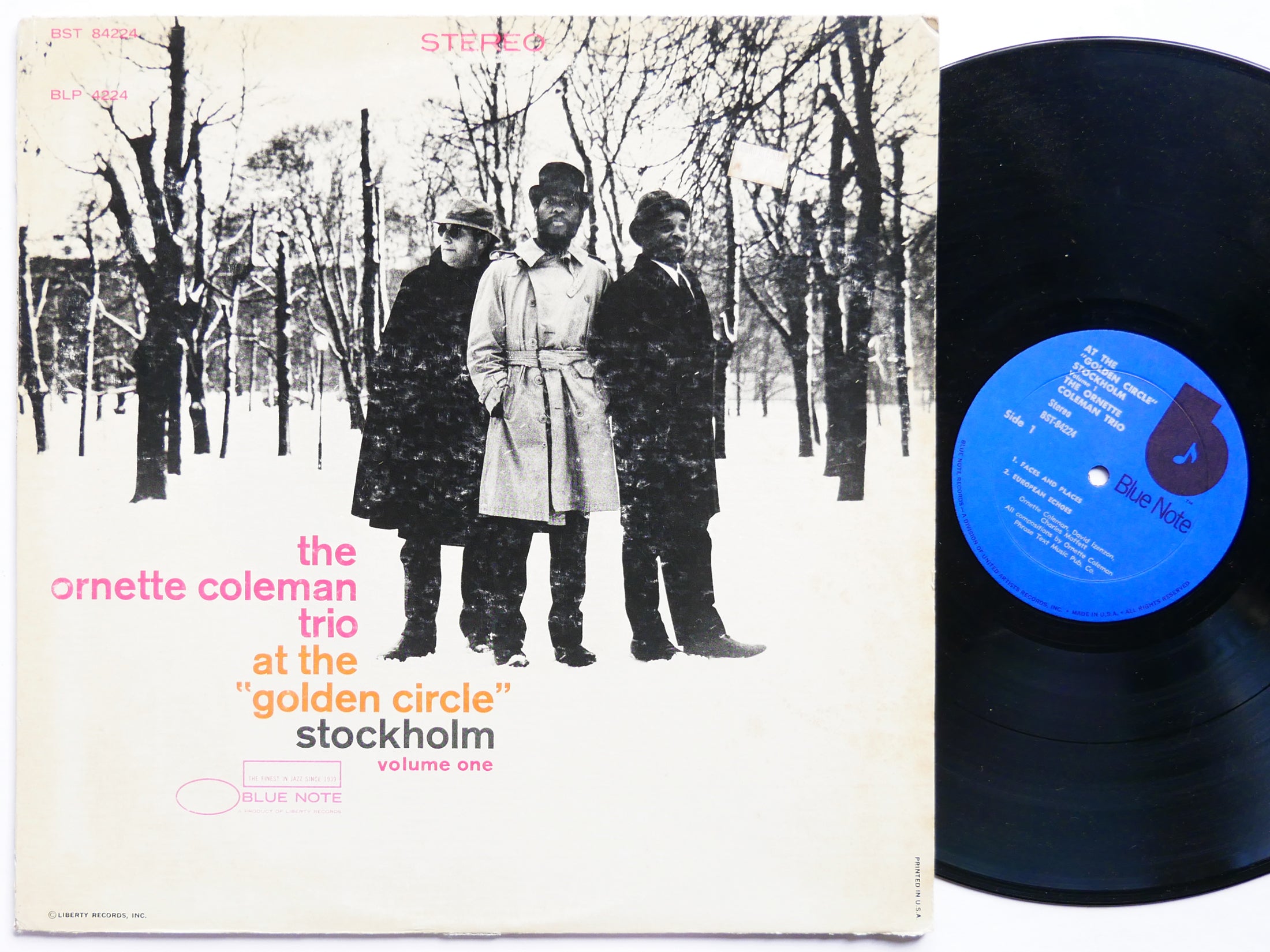 Ornette Coleman Stockholm 1・2 レコード ORNETTE COLEMAN TRIO Golden Circle Stockholm Vo 1 LP BLUE NOTE BST