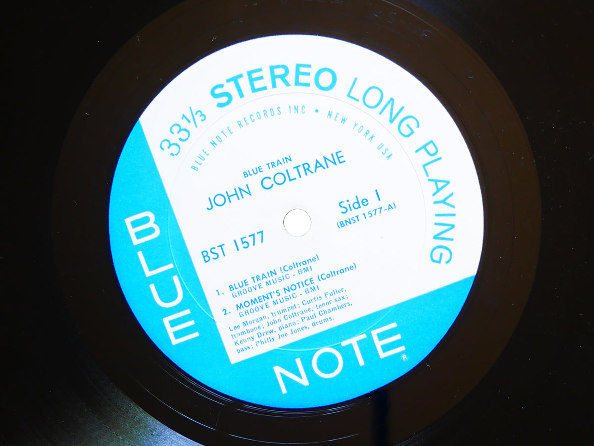 JOHN COLTRANE Blue Train LP BLUE NOTE BST 1577 US 1964 NY RVG EAR Lee Morgan