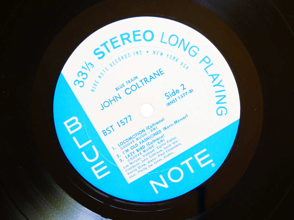 JOHN COLTRANE Blue Train LP BLUE NOTE BST 1577 US 1964 NY RVG EAR Lee Morgan