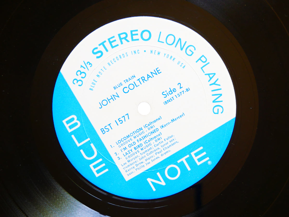 JOHN COLTRANE Blue Train LP BLUE NOTE BST 1577 US 1964 NY RVG EAR Lee Morgan