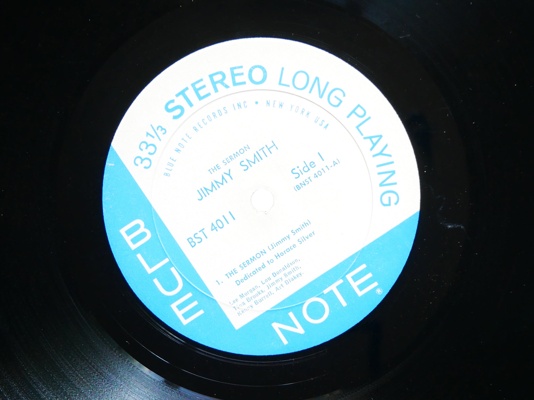 JIMMY SMITH The Sermon! LP BLUE NOTE BST 4011 US 1966 NY Lee