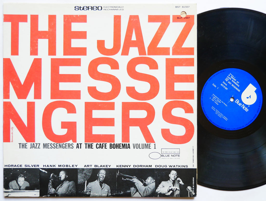 THE JAZZ MESSENGERS At The Cafe Bohemia Vol.1 LP BLUE NOTE BST 81507 US 1975