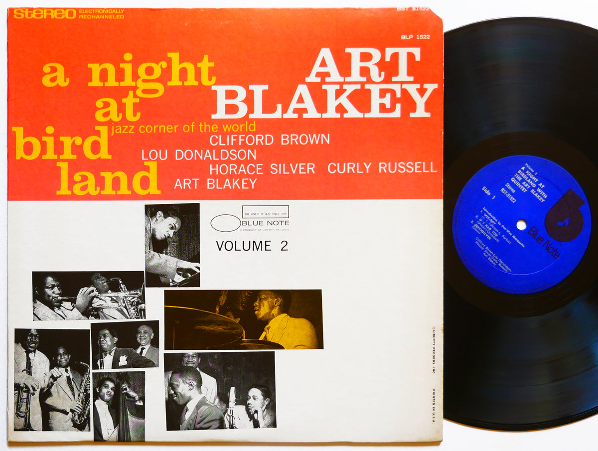 ART BLAKEY A Night At Birdland Vol.2 LP BLUE NOTE 81522 US 1973 Clifford Brown
