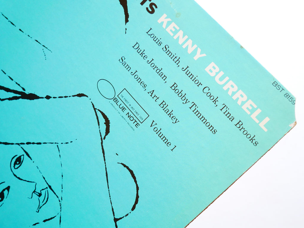 KENNY BURRELL Blue Lights Vol. 1 LP BLUE NOTE BST 81596 US 1975 Tina Brooks VG+