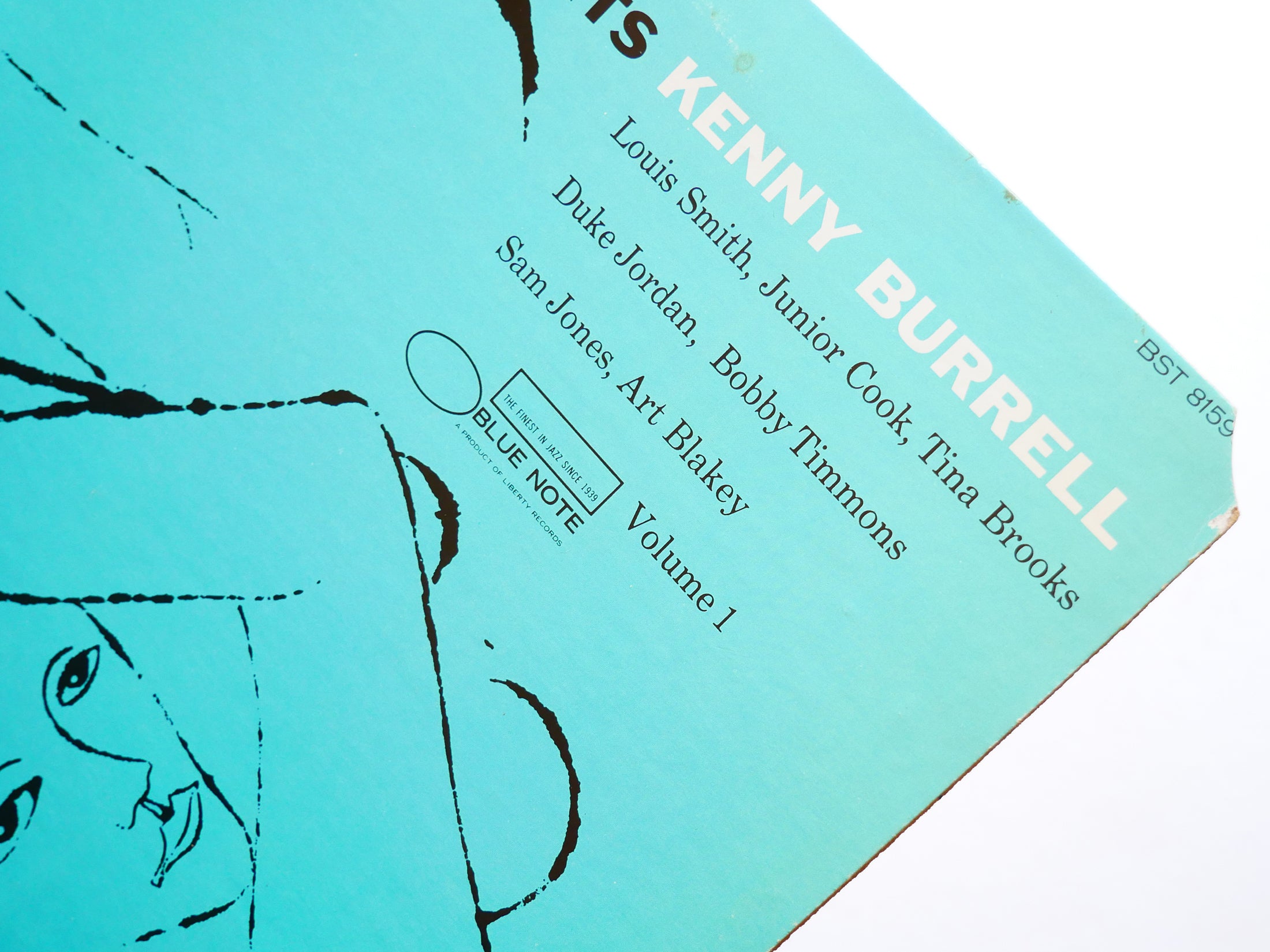 KENNY BURRELL Blue Lights Vol. 1 LP BLUE NOTE BST 81596 US 1975 Tina Brooks VG+