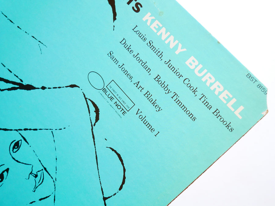 KENNY BURRELL Blue Lights Vol. 1 LP BLUE NOTE BST 81596 US 1975 Tina Brooks VG+