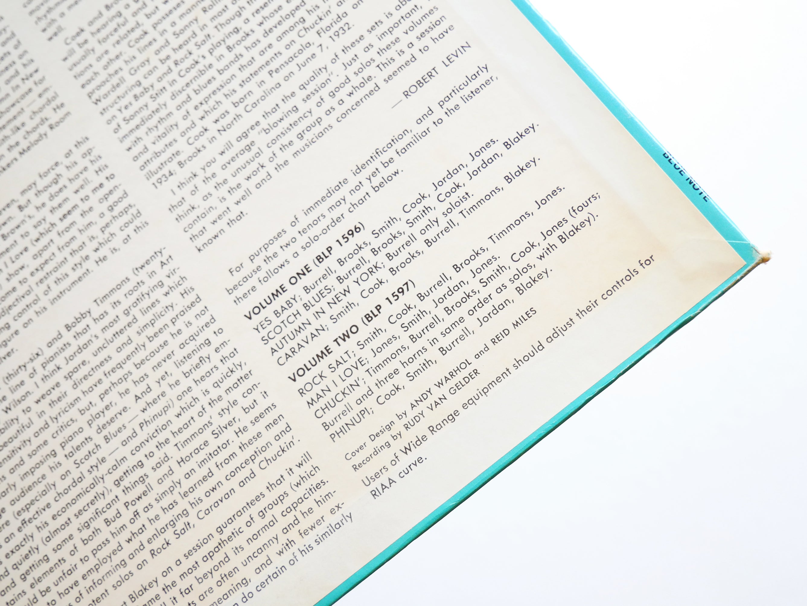 KENNY BURRELL Blue Lights Vol. 1 LP BLUE NOTE BST 81596 US 1975 Tina Brooks VG+