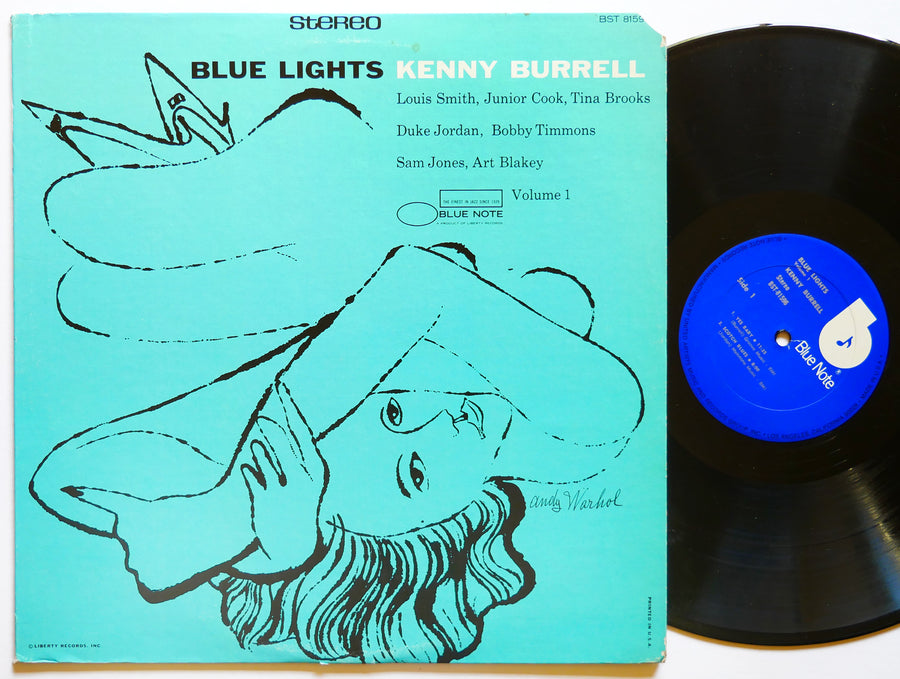 KENNY BURRELL Blue Lights Vol. 1 LP BLUE NOTE BST 81596 US 1975 Tina Brooks VG+