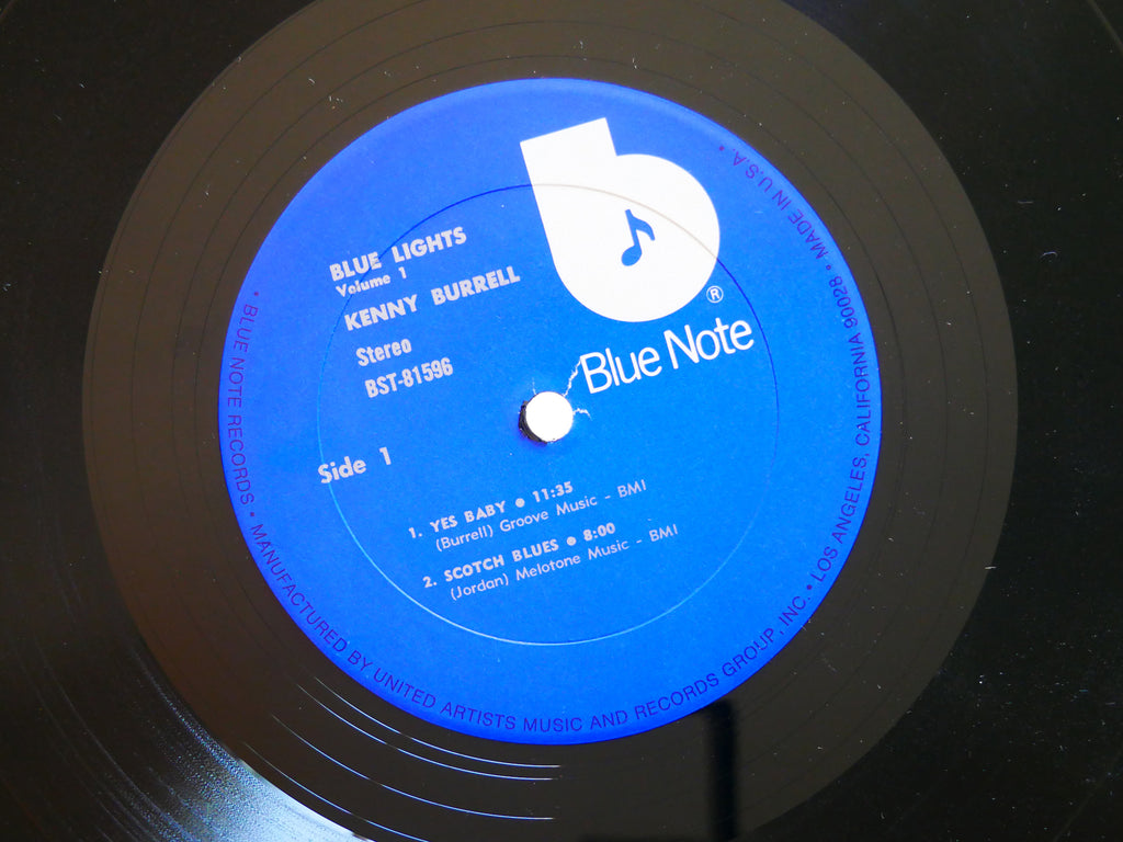 KENNY BURRELL Blue Lights Vol. 1 LP BLUE NOTE BST 81596 US 1975 Tina Brooks VG+