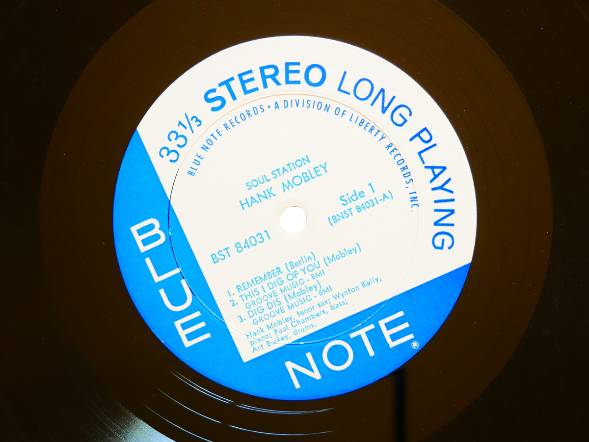 HANK MOBLEY Soul Station LP BLUE NOTE BST 84031 US 1968 LIBERTY Art Blakey