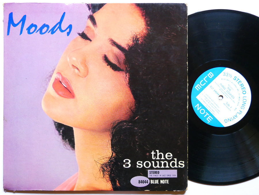 THE 3 SOUNDS Moods LP BLUE NOTE BST 84044 US 1960 EAR RVG 47 W.63rd Gene Harris
