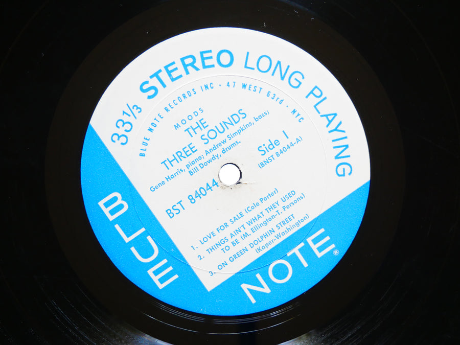 THE 3 SOUNDS Moods LP BLUE NOTE BST 84044 US 1960 EAR RVG 47 W.63rd Gene Harris