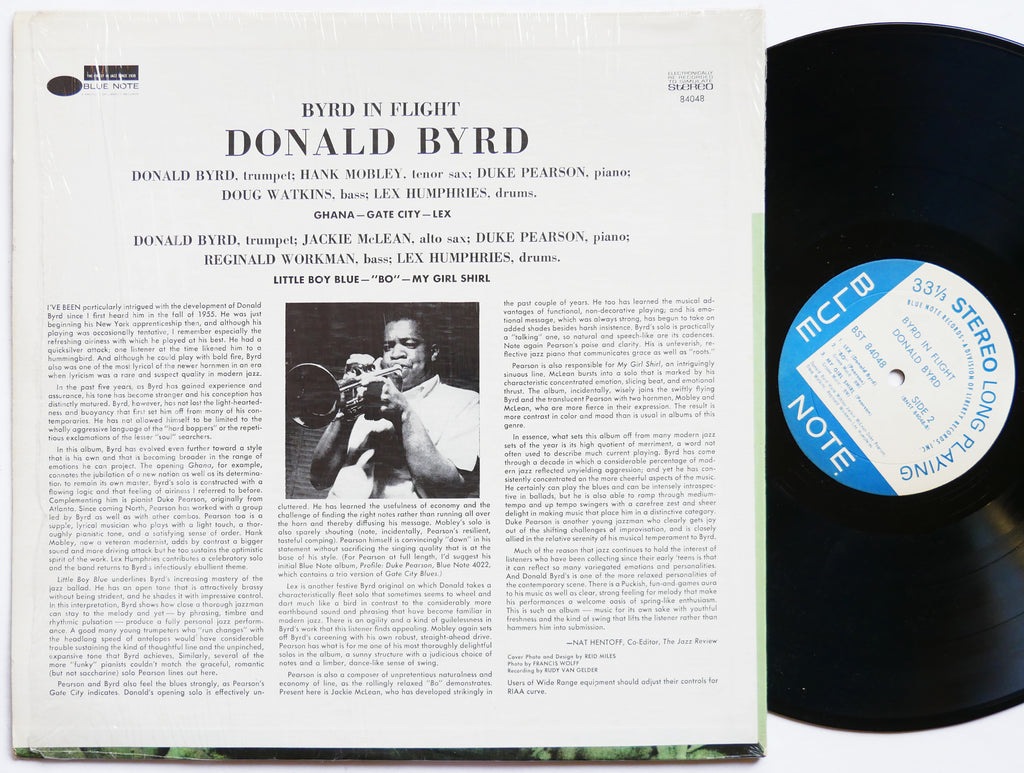 DONALD BYRD Byrd In Flight LP BLUE NOTE 84048 US 1966 LIBERTY Hank Mobley CLEAN