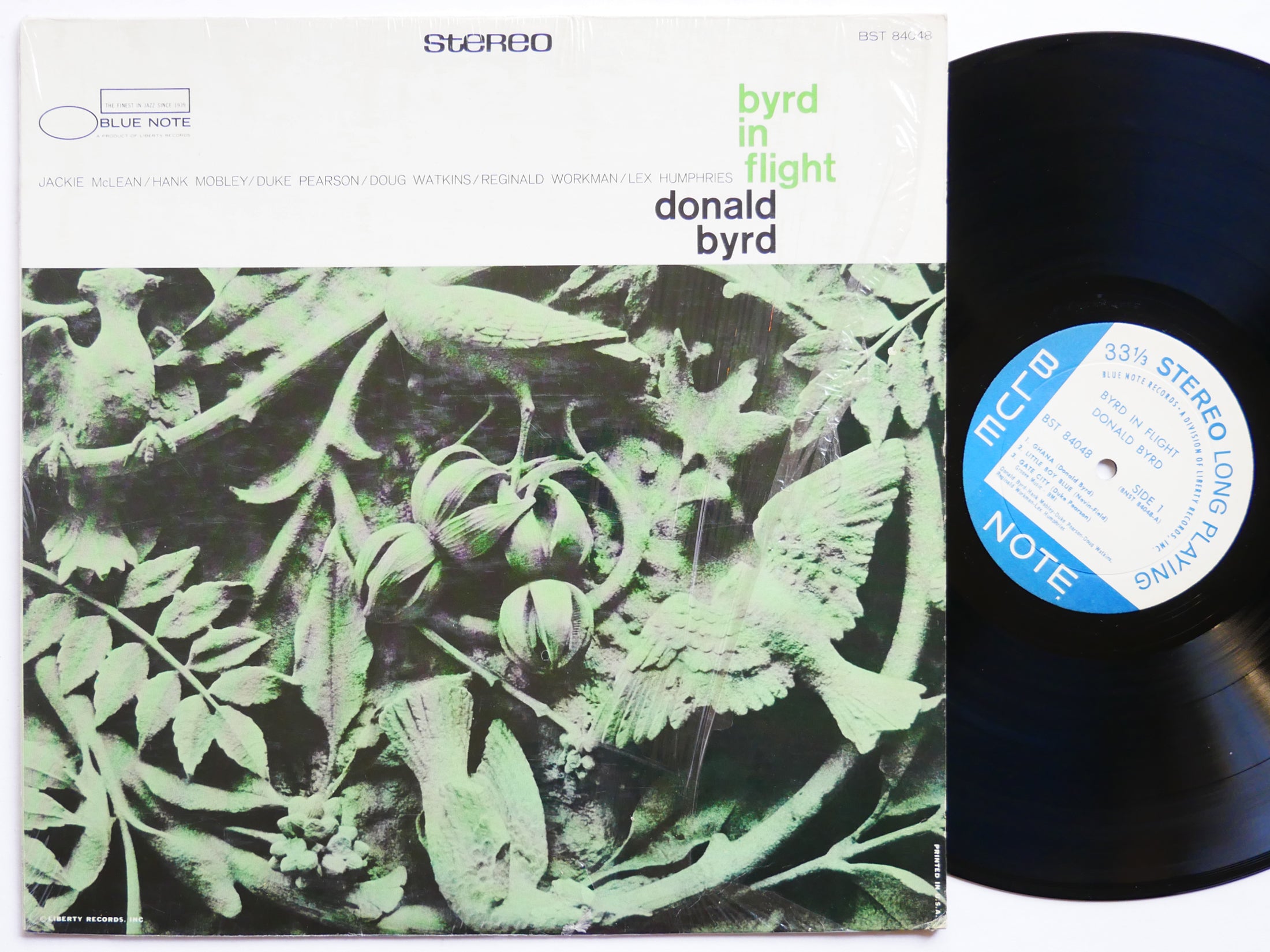 DONALD BYRD Byrd In Flight LP BLUE NOTE 84048 US 1966 LIBERTY Hank Mobley CLEAN