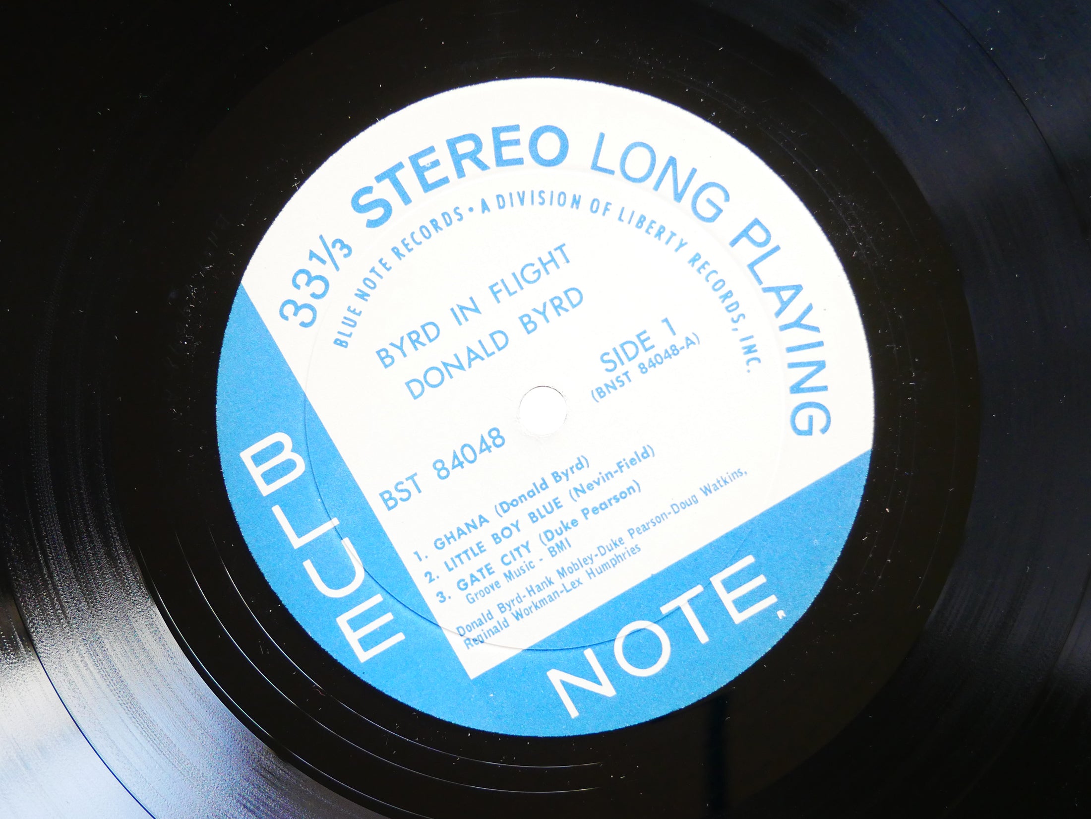 DONALD BYRD Byrd In Flight LP BLUE NOTE 84048 US 1966 LIBERTY Hank Mobley CLEAN