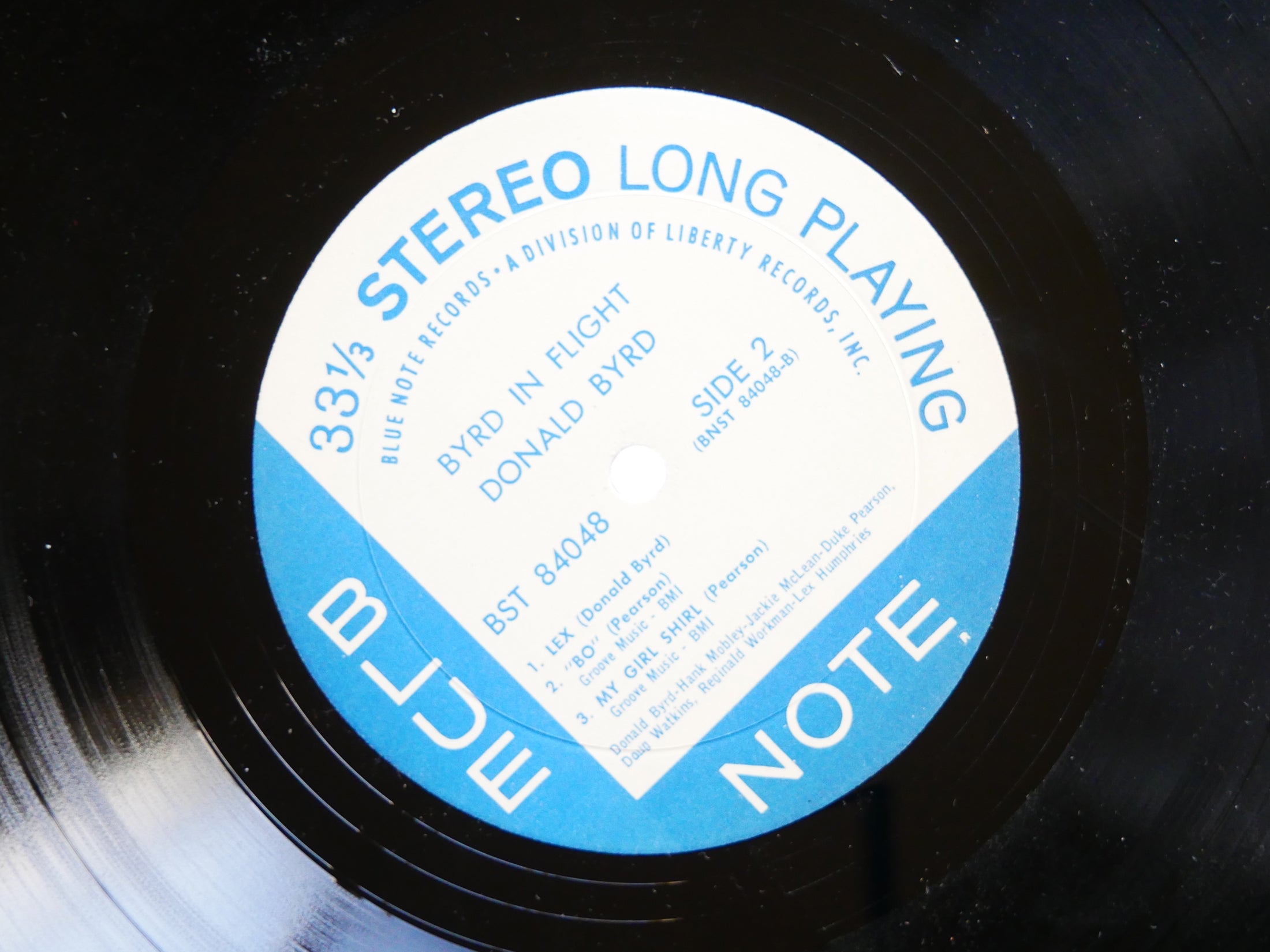 DONALD BYRD Byrd In Flight LP BLUE NOTE 84048 US 1966 LIBERTY Hank Mobley CLEAN