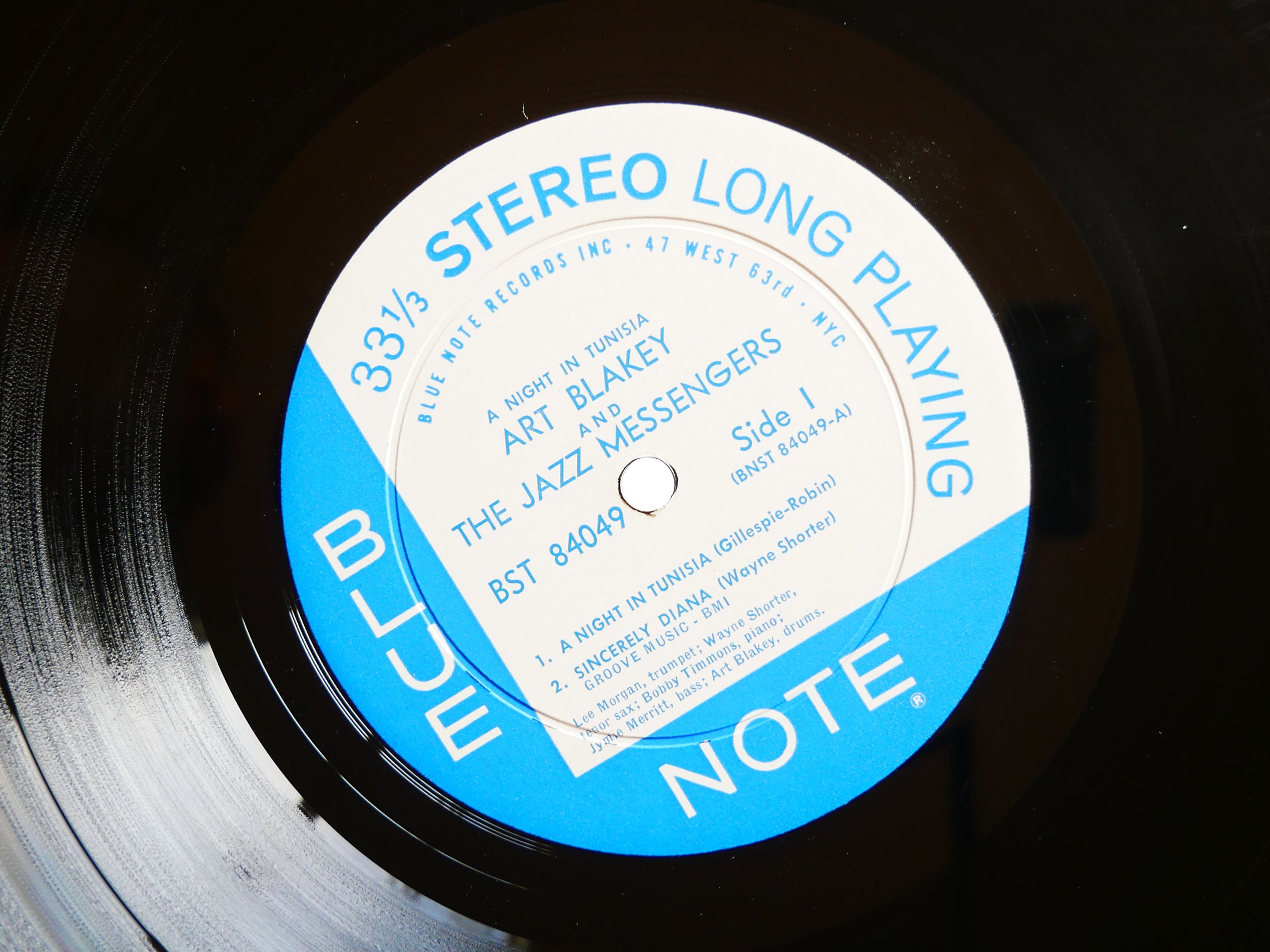 ART BLAKEY A Night In Tunisia LP BLUE NOTE 84049 EAR ST Lee Morgan Wayne Shorter