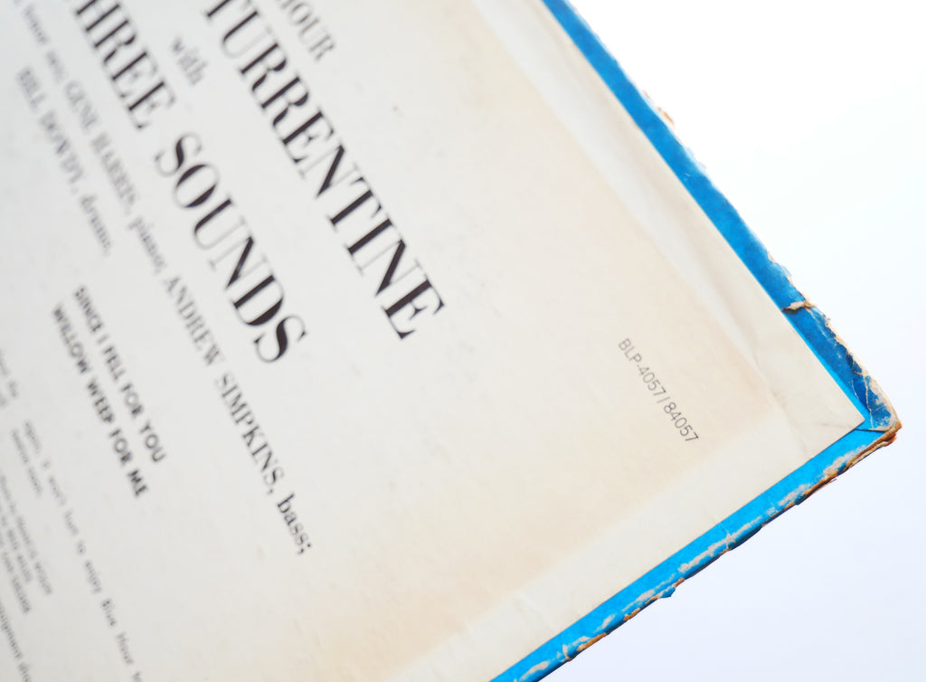 STANLEY TURRENTINE THREE SOUNDS Blue Hour LP BLUE NOTE BST 84057 US 1975 RVG