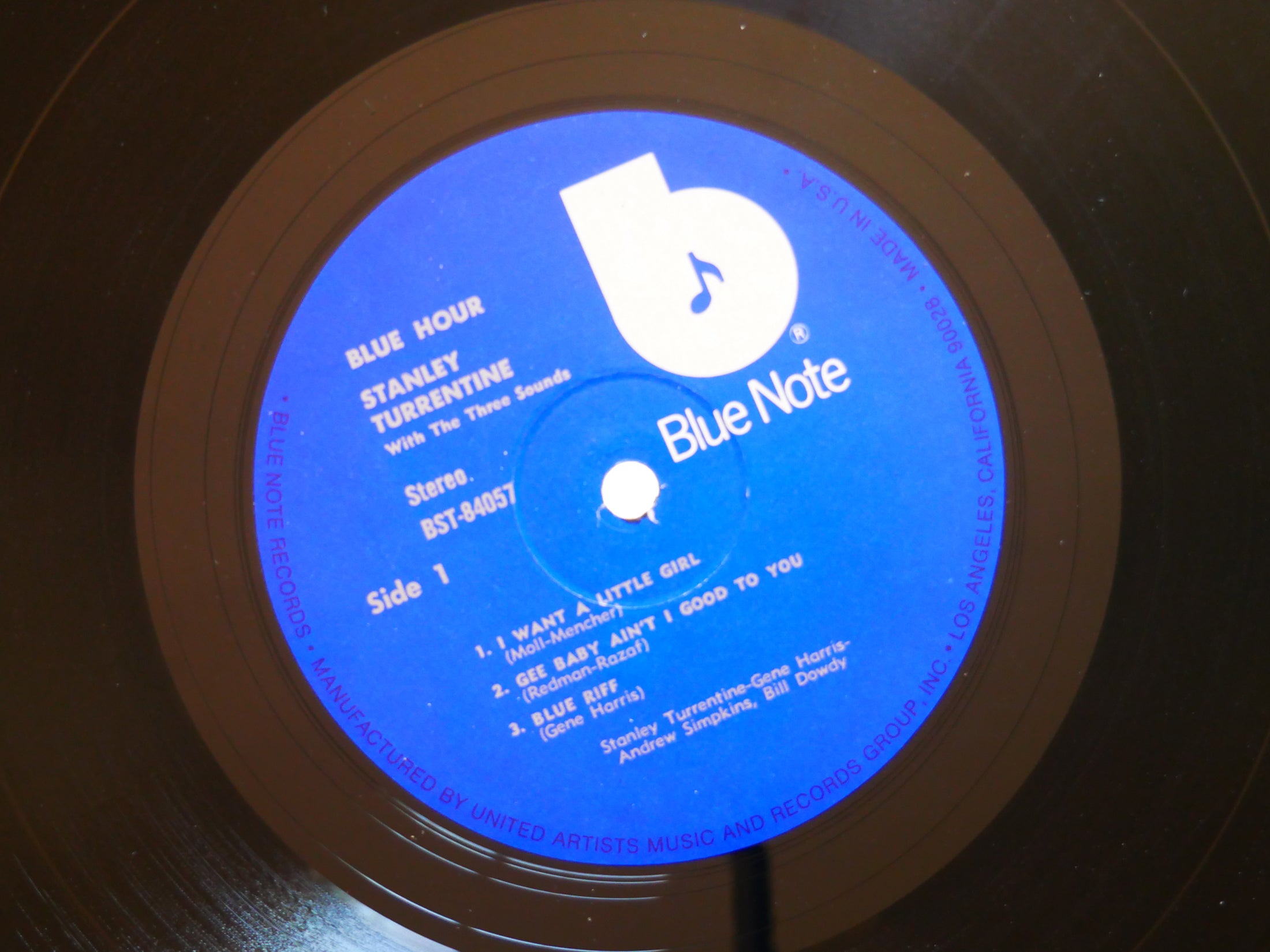 STANLEY TURRENTINE THREE SOUNDS Blue Hour LP BLUE NOTE BST 84057 US 1975 RVG
