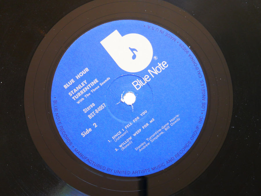 STANLEY TURRENTINE THREE SOUNDS Blue Hour LP BLUE NOTE BST 84057 US 1975 RVG