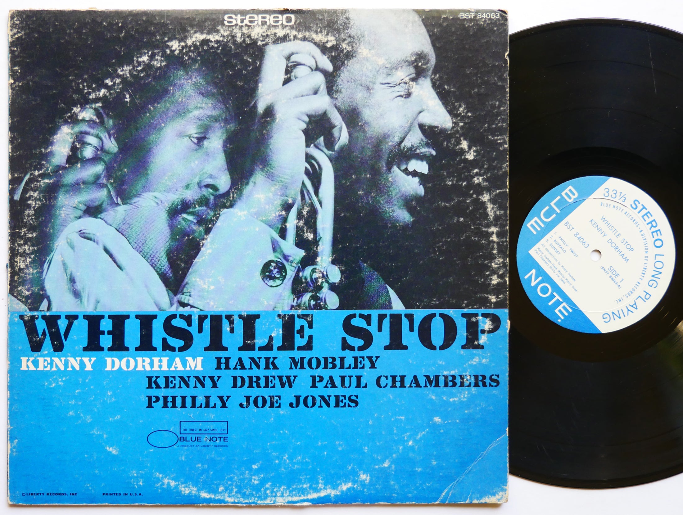 KENNY DORHAM Whistle Stop LP BLUE NOTE BST 84063 US 1967 LIBERTY Hank Mobley