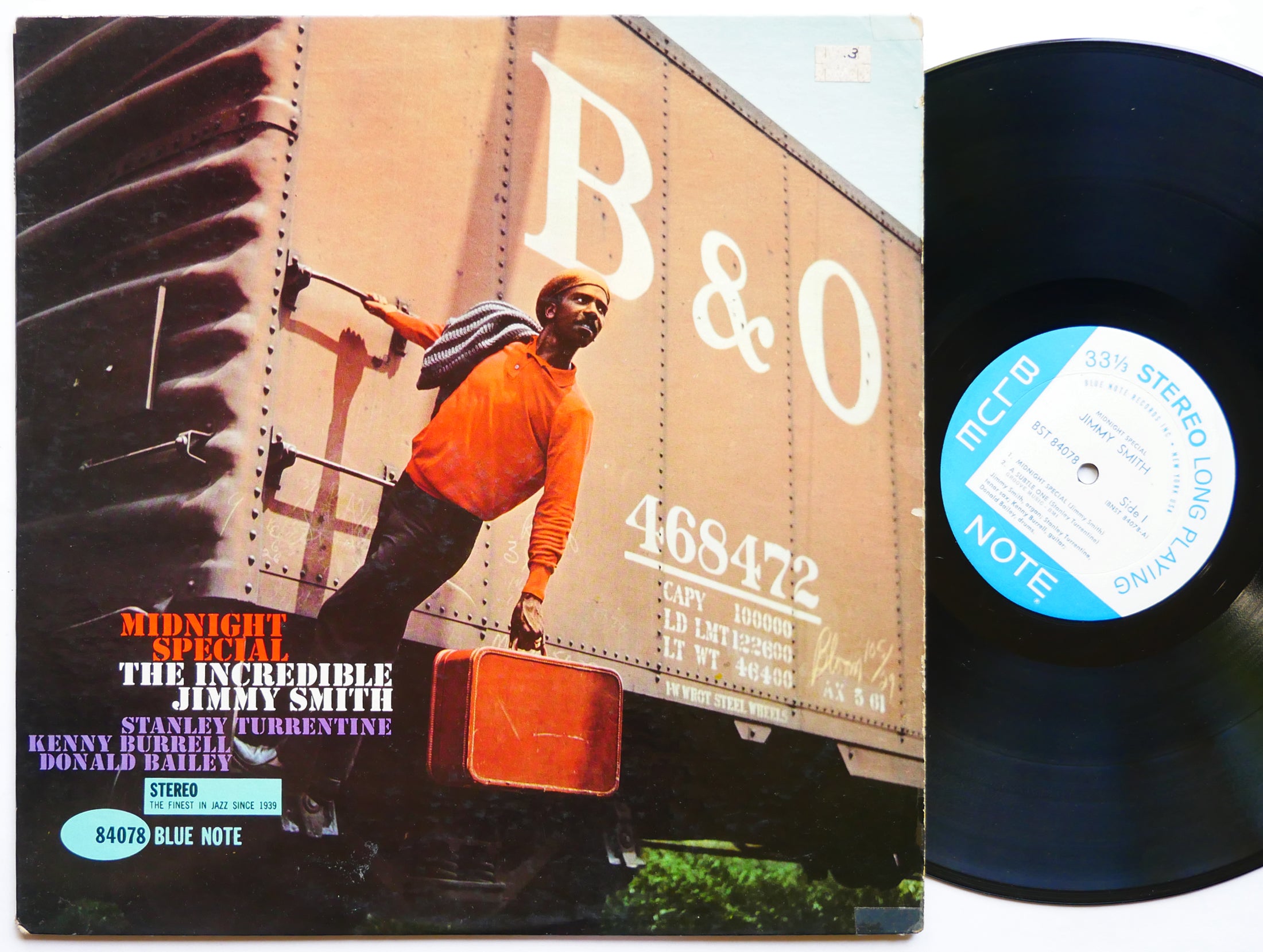 JIMMY SMITH Midnight Special LP BLUE NOTE 84078 US 1961 NY RVG EAR Kenny Burrell