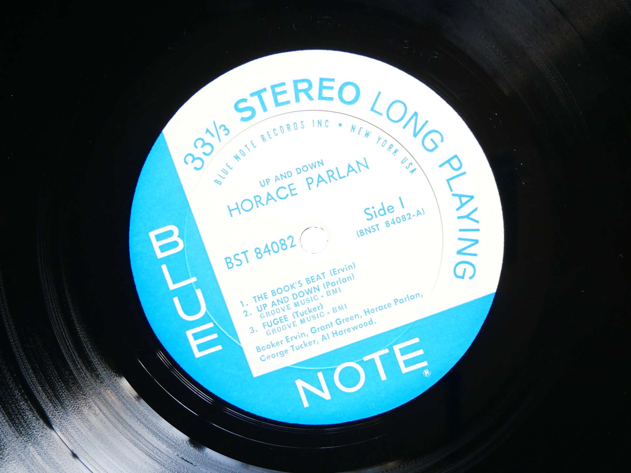 HORACE PARLAN Up & Down LP BLUE NOTE BST 84082 NY RVG Booker Ervin Grant Green