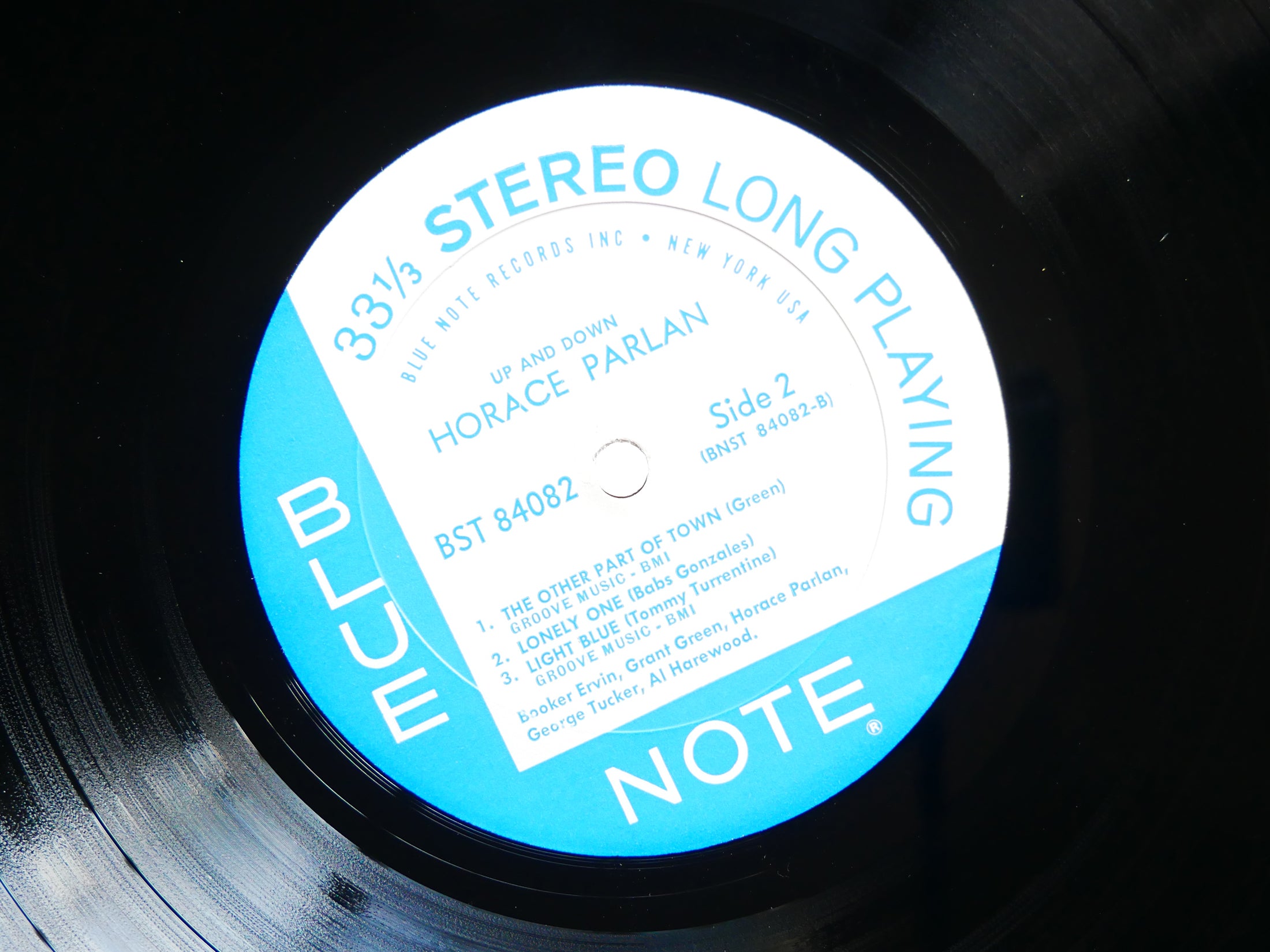 HORACE PARLAN Up & Down LP BLUE NOTE BST 84082 NY RVG Booker Ervin Grant Green