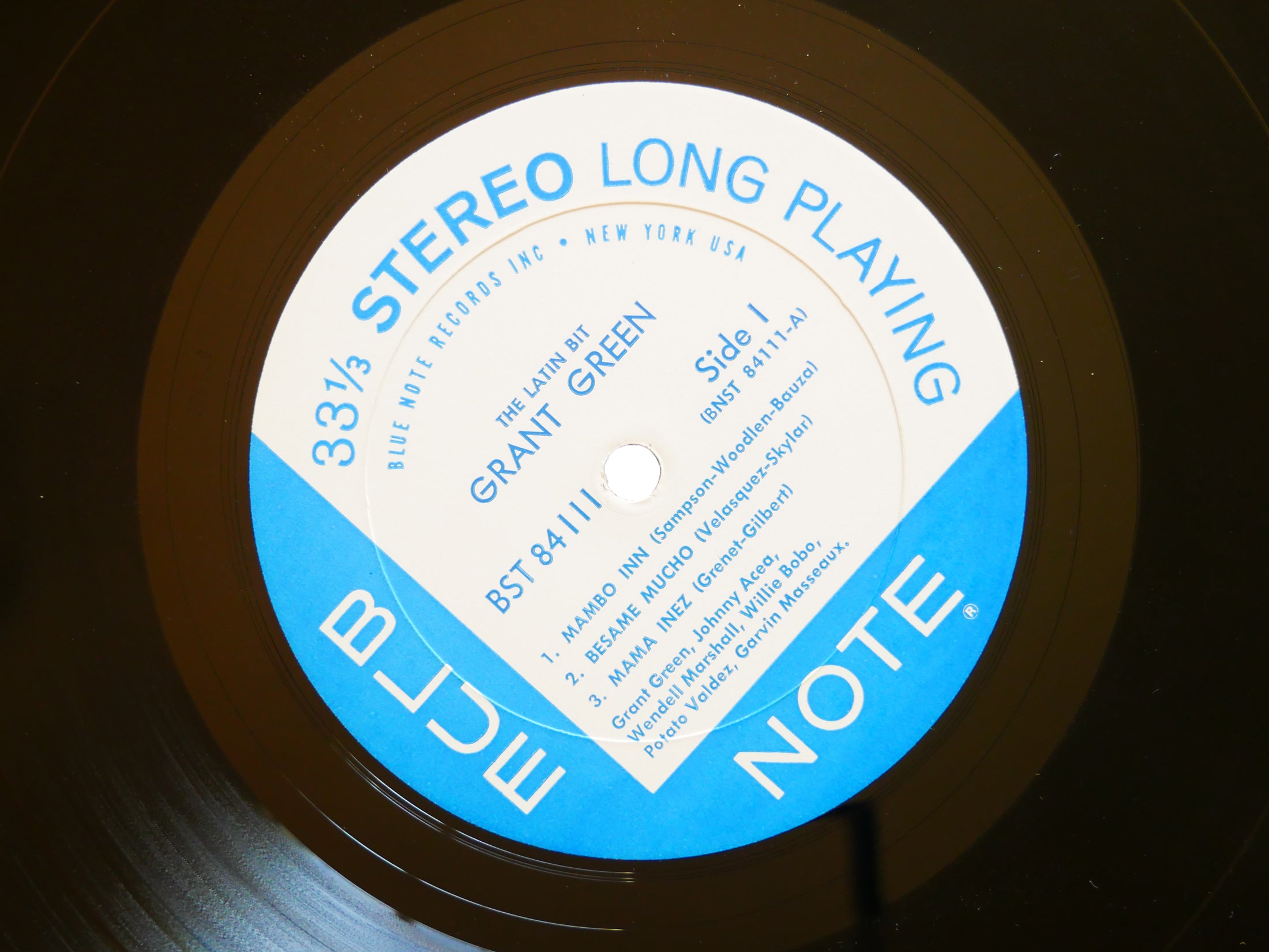 GRANT GREEN The Latin Bit LP BLUE NOTE BST 84111 US 1966 NY USA RVG Willie Bobo