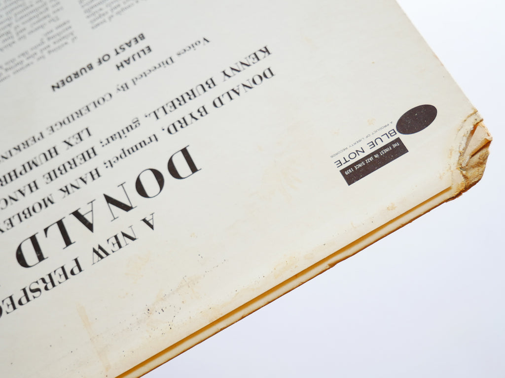 DONALD BYRD A New Perspective LP BLUE NOTE BST 84124 US 1973 RVG Hank Mobley