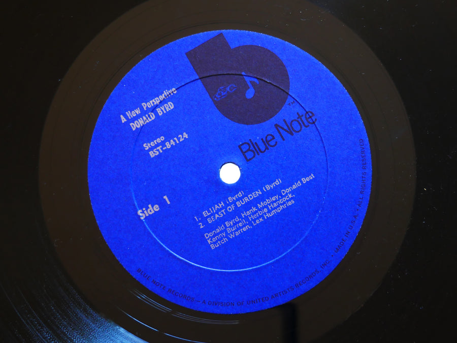 DONALD BYRD A New Perspective LP BLUE NOTE BST 84124 US 1973 RVG Hank Mobley