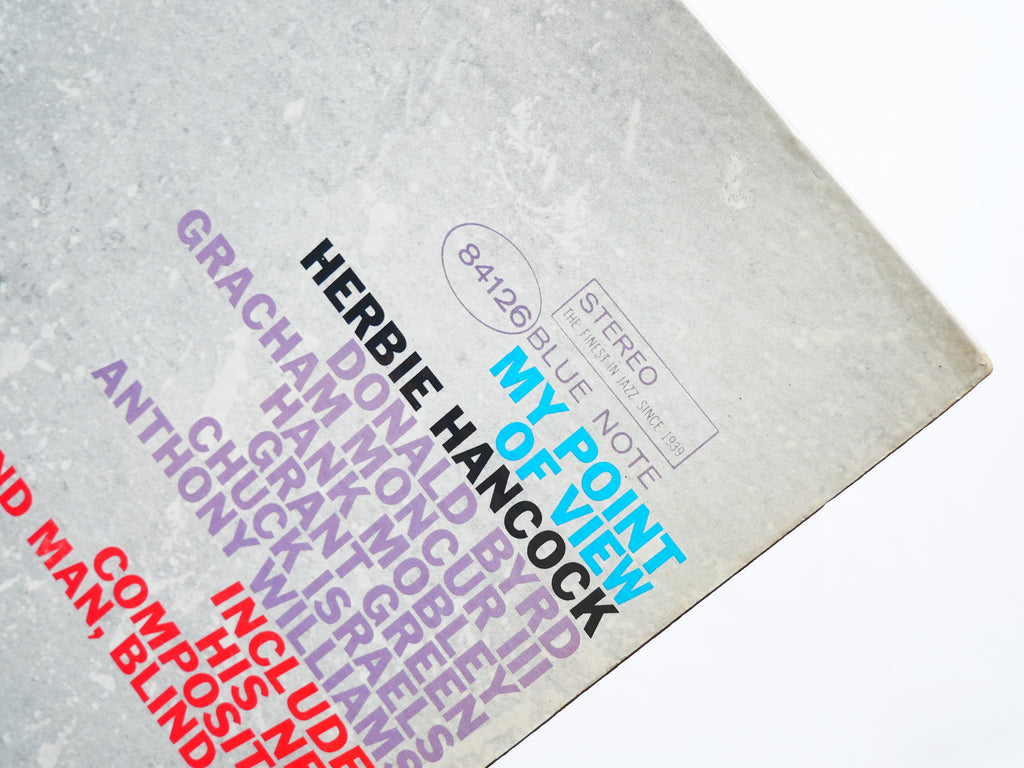 HERBIE HANCOCK My Point Of View LP BLUE NOTE 84126 EAR Hank Mobley Donald Byrd