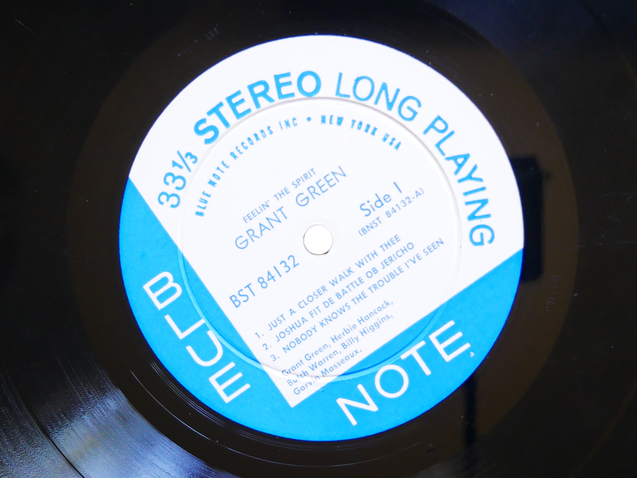 GRANT GREEN Feelin' The Spirit LP BLUE NOTE BST 84132 US 1963 NY EAR RVG JAZZ