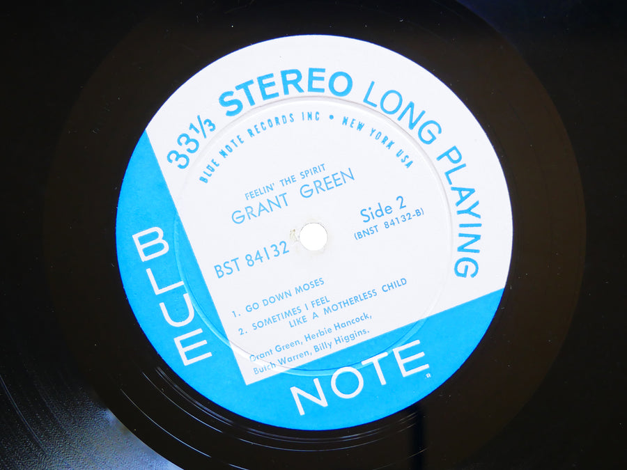 GRANT GREEN Feelin' The Spirit LP BLUE NOTE BST 84132 US 1963 NY EAR RVG JAZZ
