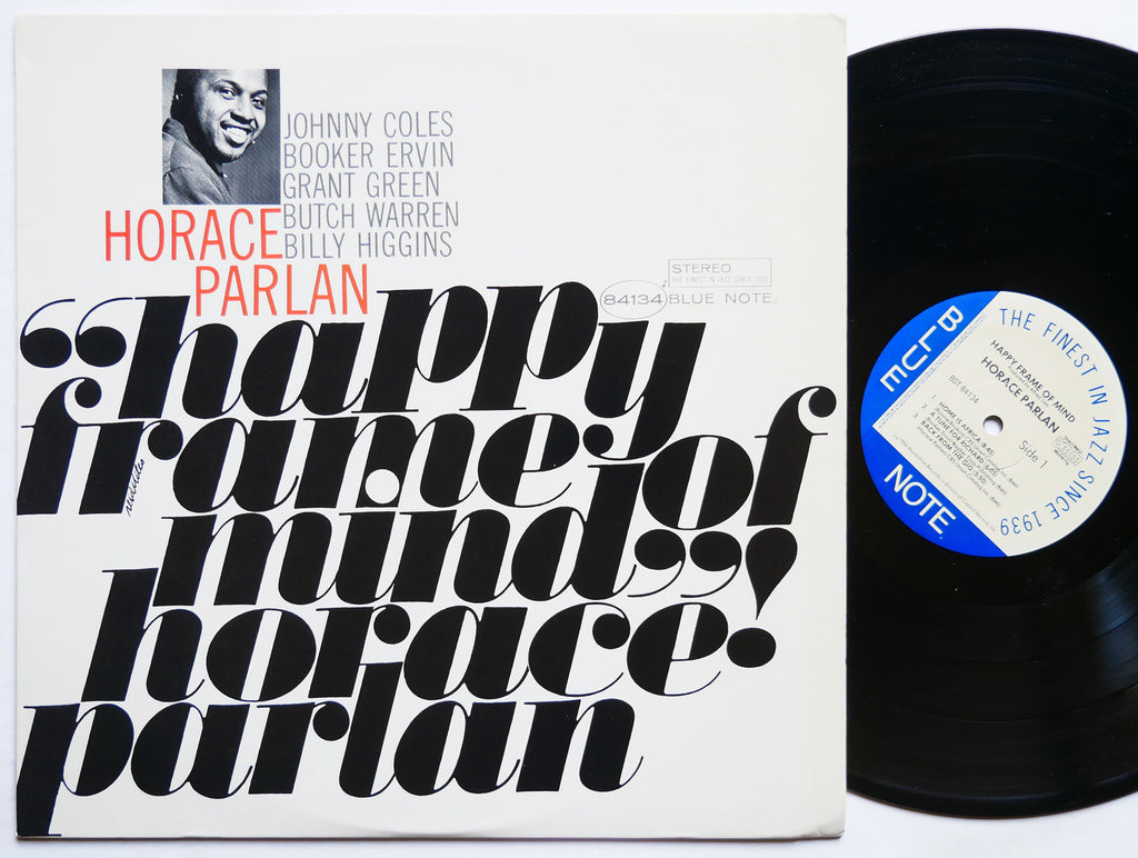 HORACE PARLAN Happy Frame Of Mind LP BLUE NOTE BST 84134 US 1986 Booker Ervin