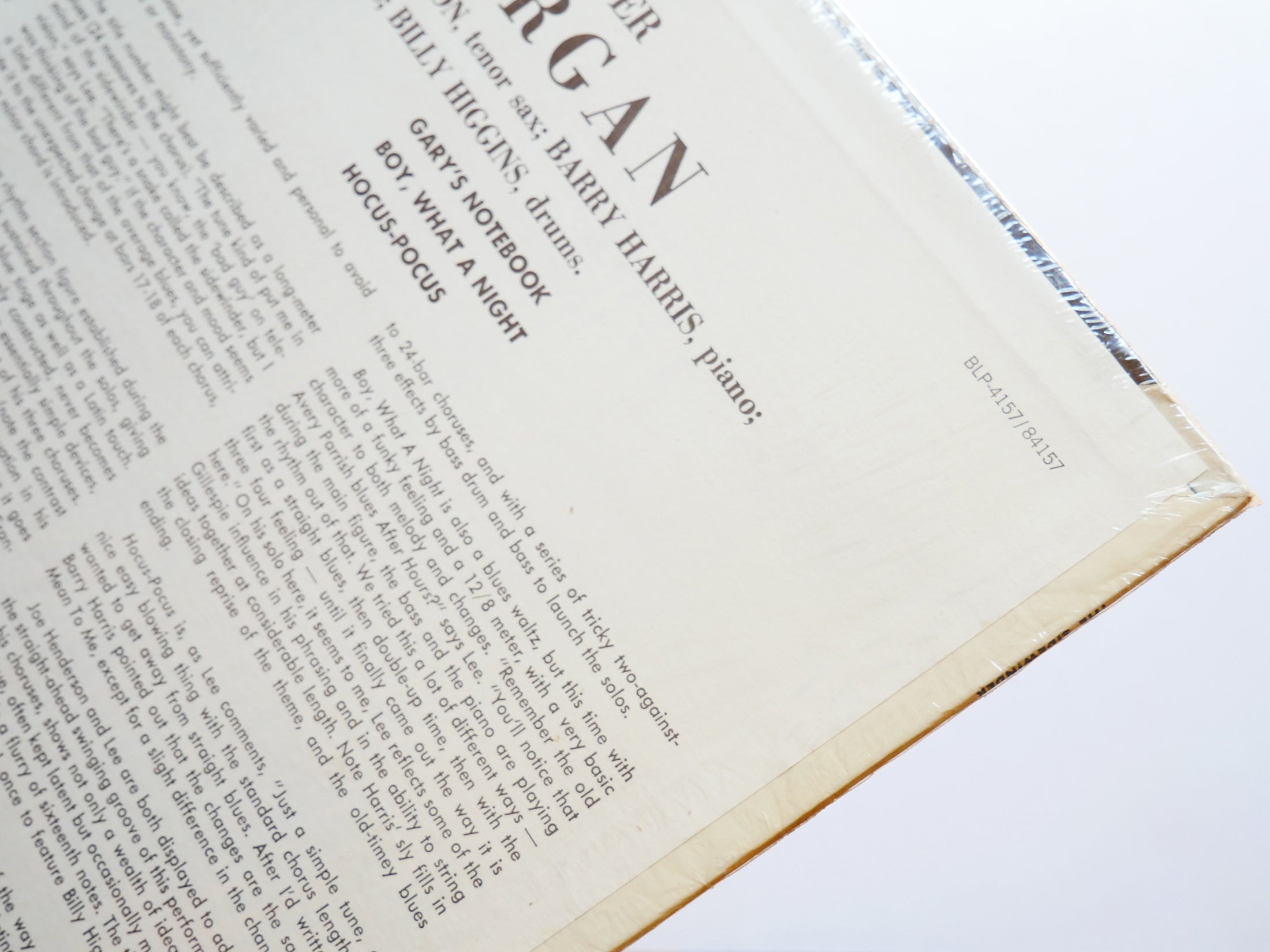 LEE MORGAN The Sidewinder LP BLUE NOTE BST 84157 US 1973 JAZZ Joe Henderson VG+