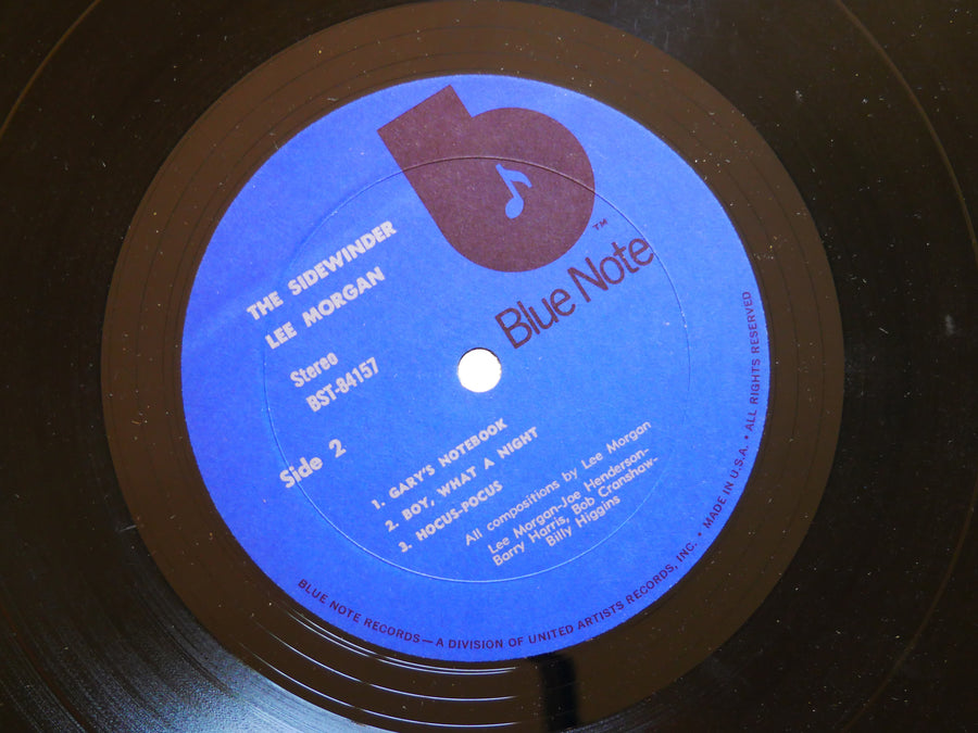 LEE MORGAN The Sidewinder LP BLUE NOTE BST 84157 US 1973 JAZZ Joe Henderson VG+