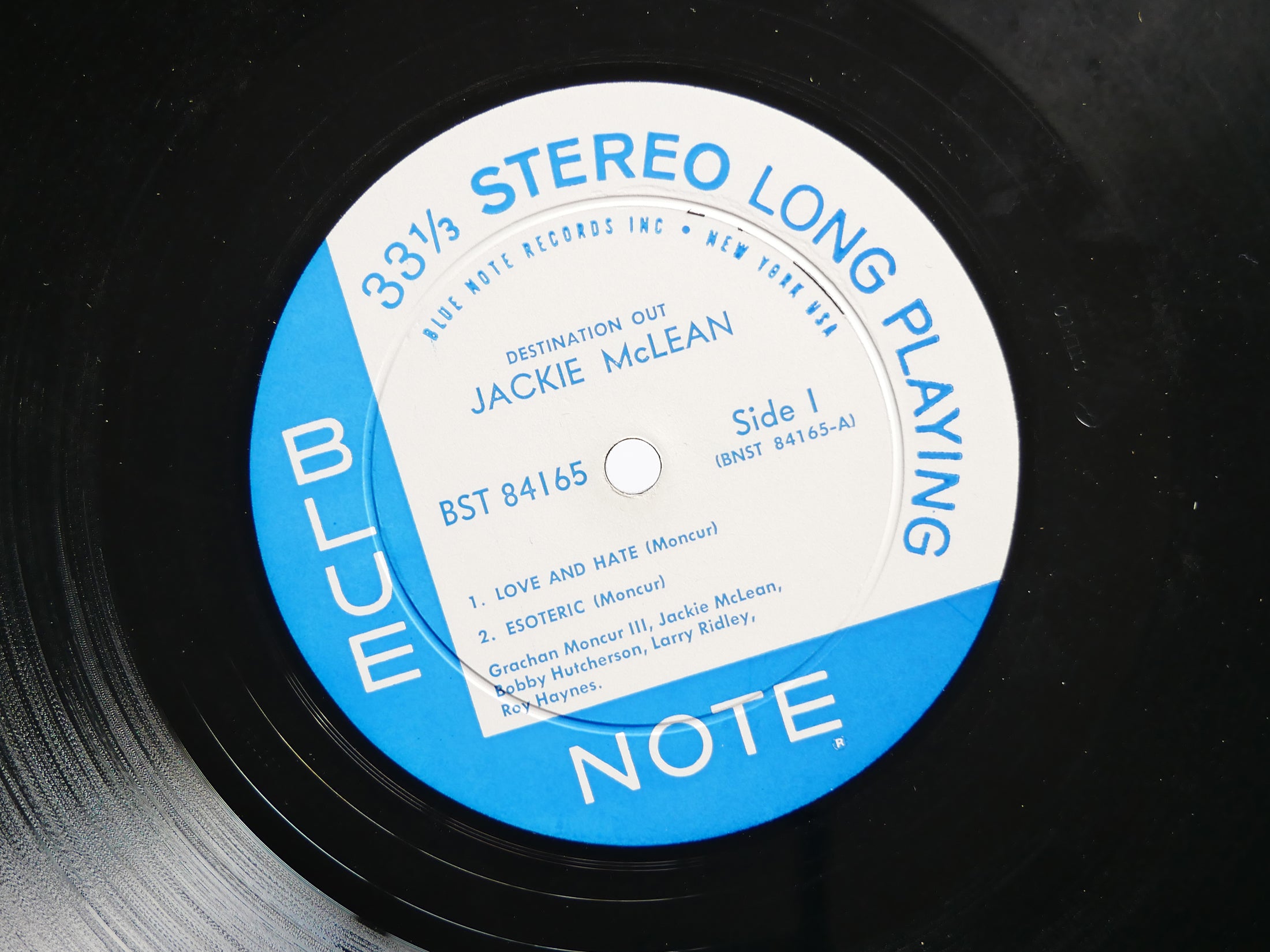 JACKIE MCLEAN Destination Out! LP BLUE NOTE 84165 NY EAR MONO Grachan Moncur III
