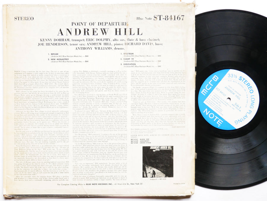 ANDREW HILL Point Of Departure LP BLUE NOTE BST 84167 US 1967 RVG Kenny Dorham