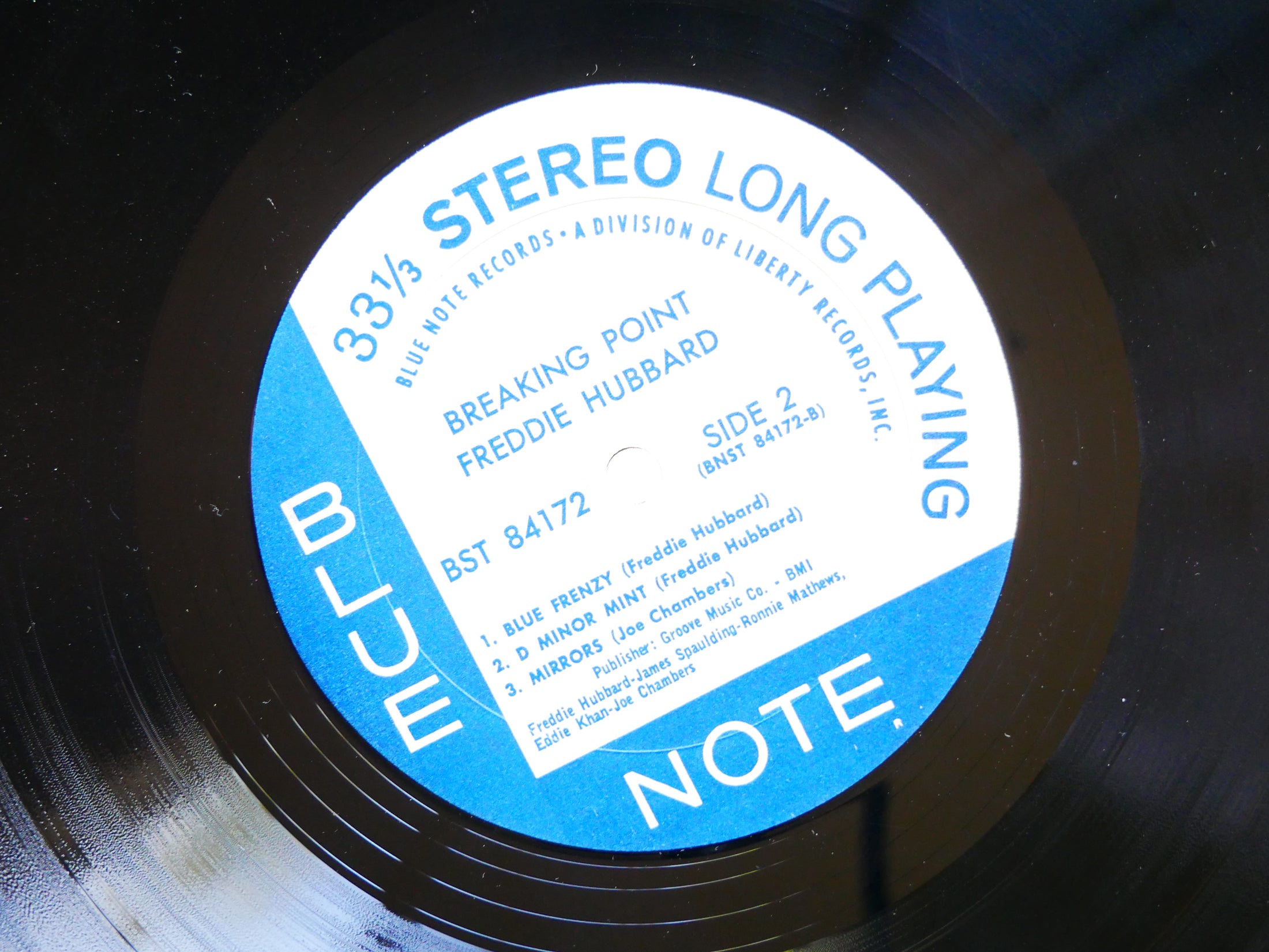 FREDDIE HUBBARD Breaking Point LP BLUE NOTE BST 84172 US 1967 LIBERTY CLEAN