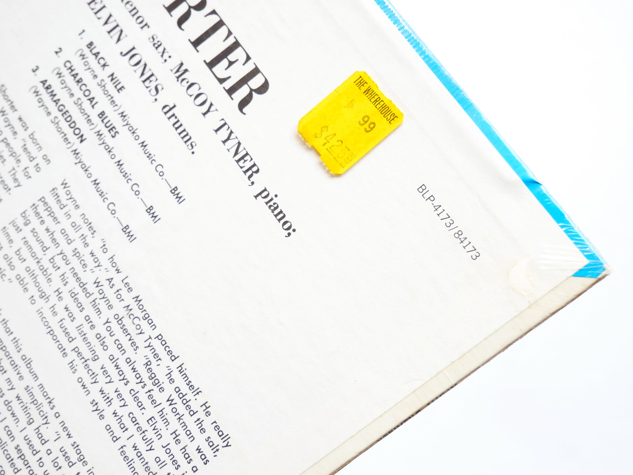 WAYNE SHORTER Night Dreamer LP BLUE NOTE BST 84173 RVG LIBERTY Lee Morgan CLEAN