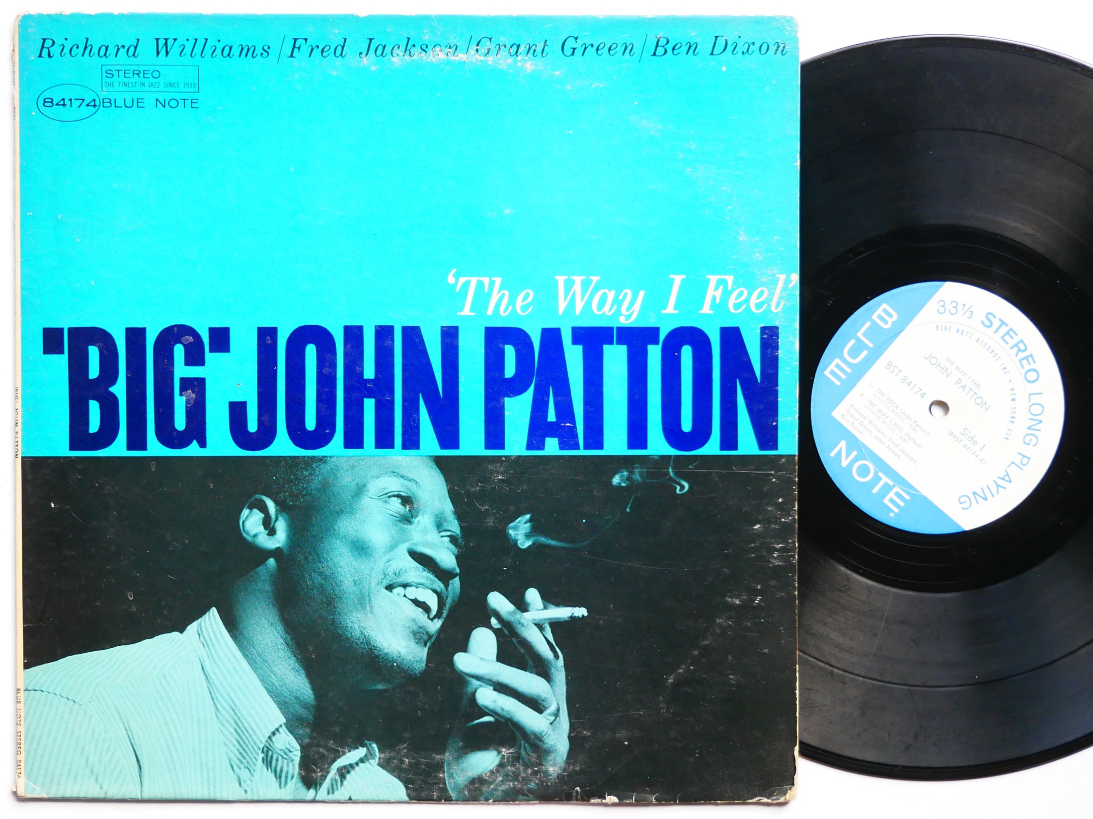 BIG JOHN PATTON The Way I Feel LP BLUE NOTE BST 84174 US 1966 NY RVG Grant Green