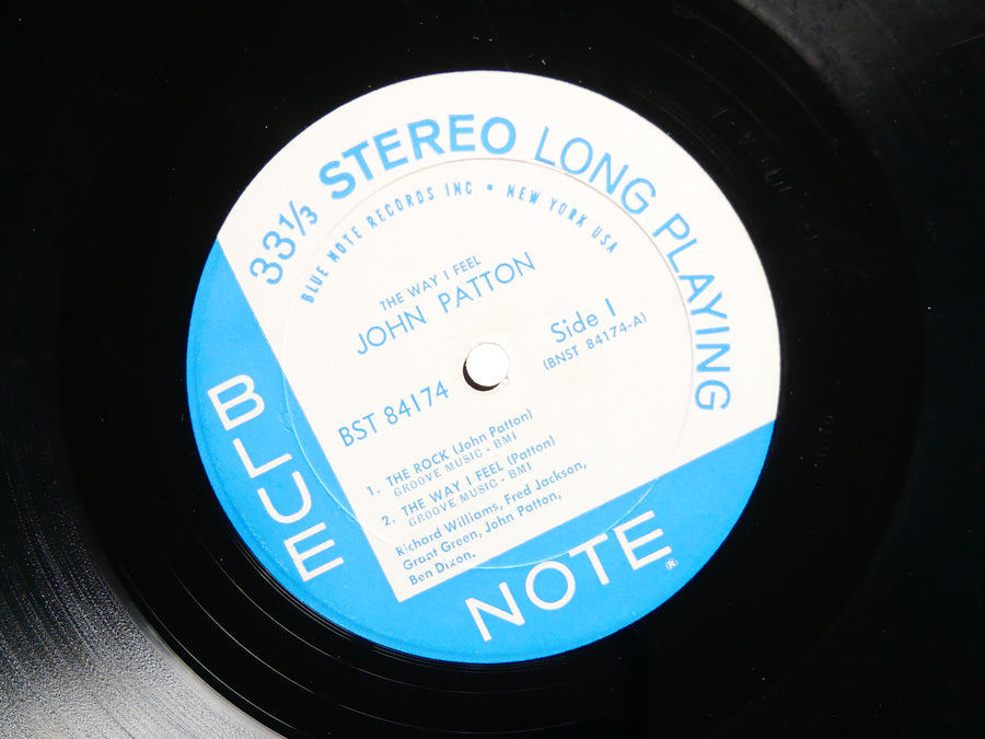 BIG JOHN PATTON The Way I Feel LP BLUE NOTE BST 84174 US 1966 NY RVG Grant Green