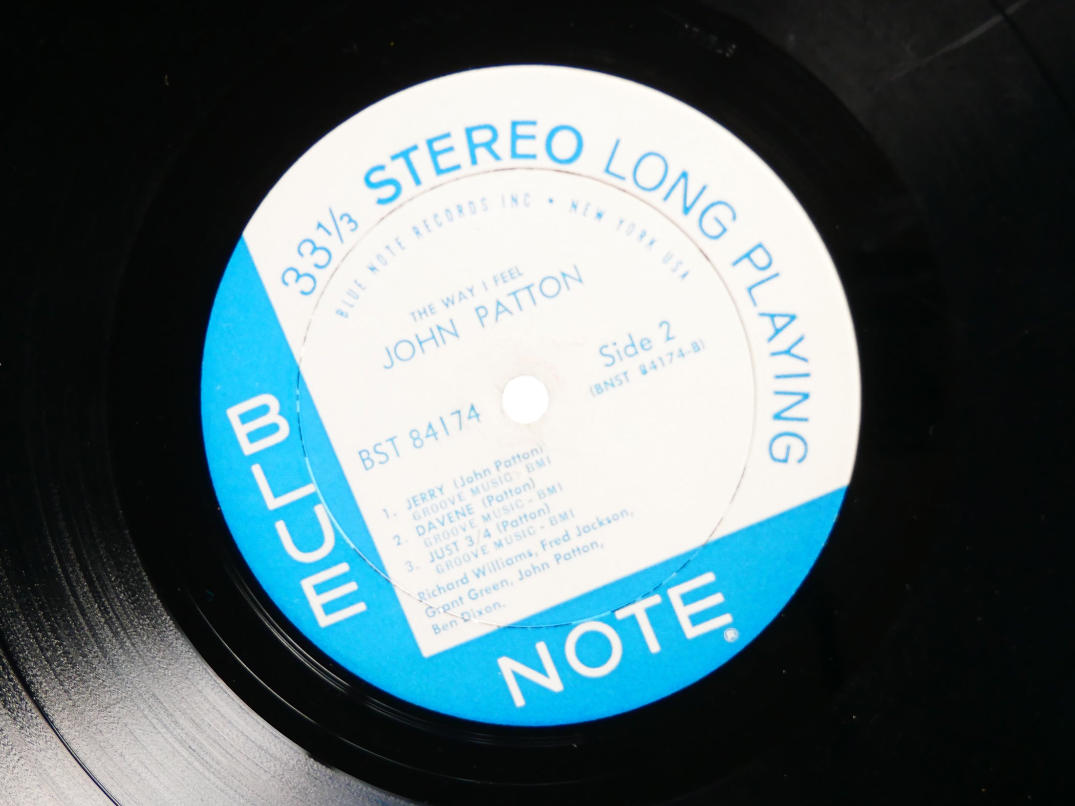 BIG JOHN PATTON The Way I Feel LP BLUE NOTE BST 84174 US 1966 NY RVG Grant Green