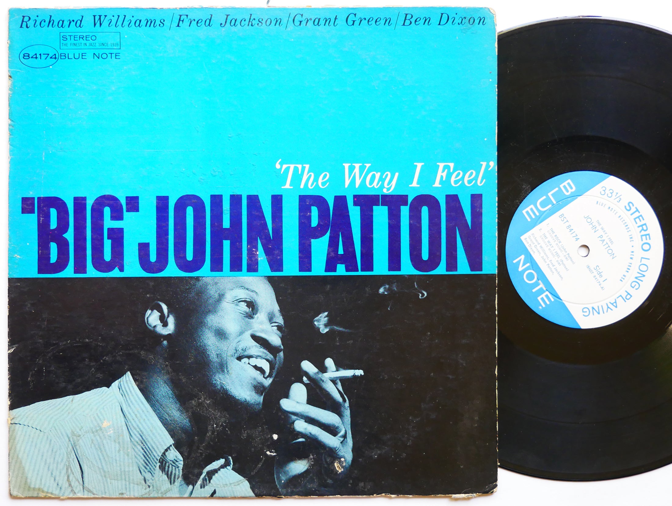 BIG JOHN PATTON The Way I Feel LP BLUE NOTE BST 84174 US 1964 NY EAR Grant Green