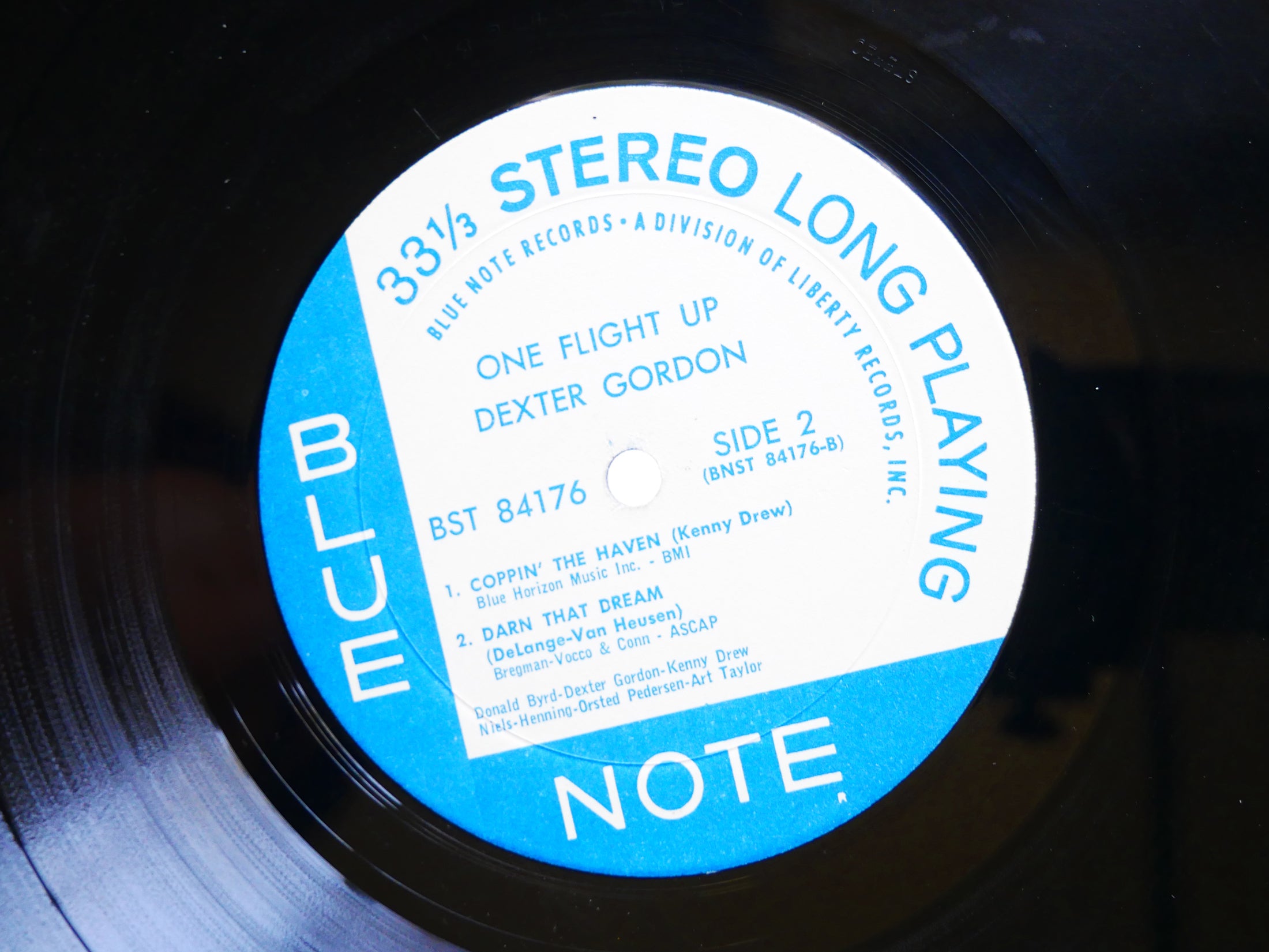 DEXTER GORDON One Flight Up LP BLUE NOTE 84176 US 1967 RVG LIBERTY Donald Byrd
