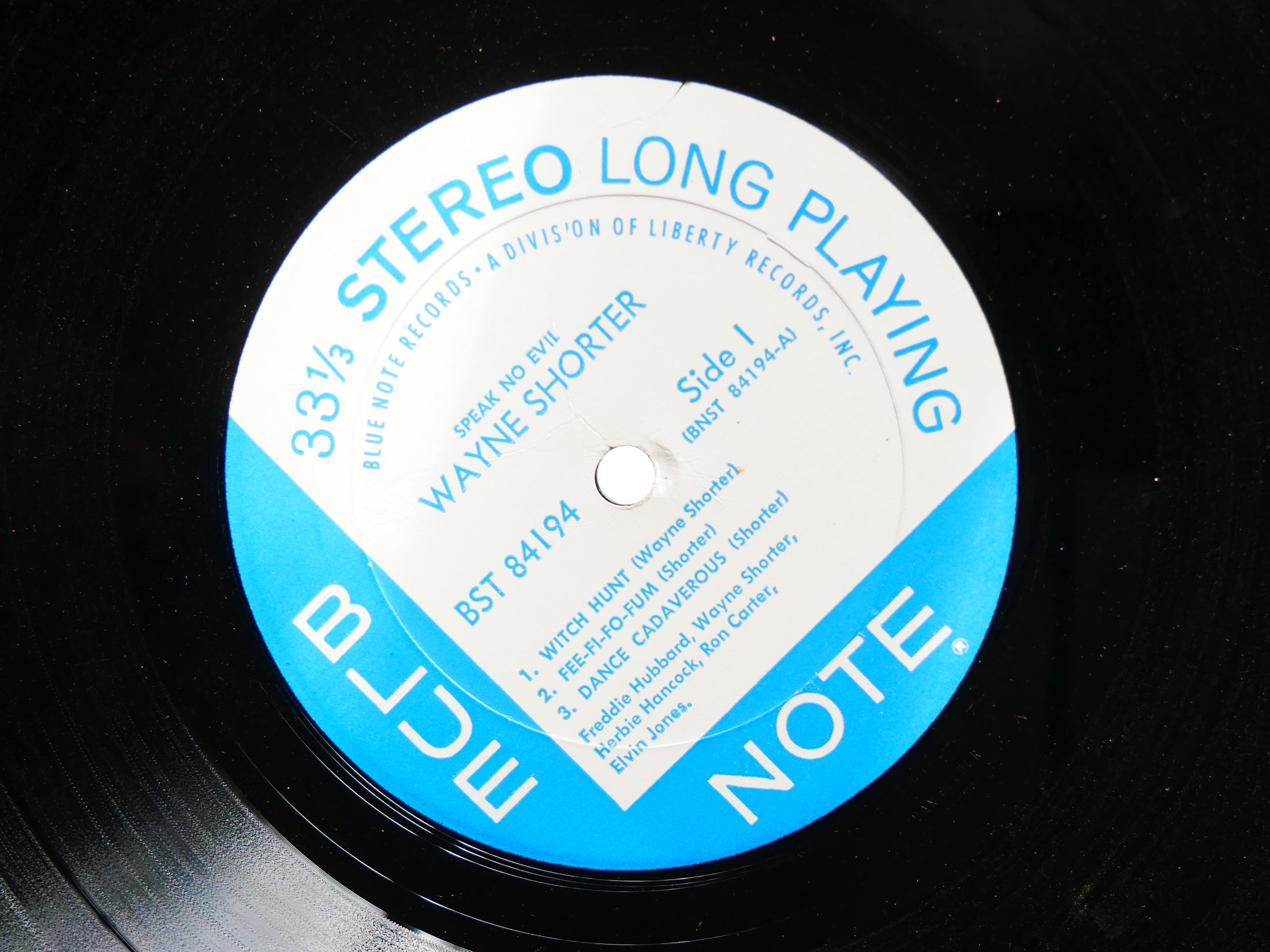 WAYNE SHORTER Speak No Evil LP BLUE NOTE 84194 RVG LIBERTY Herbie Hancock VG+