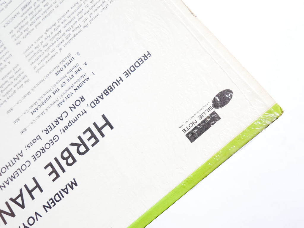 HERBIE HANCOCK Maiden Voyage LP BLUE NOTE BST 84195 LIBERTY Freddie Hubbard VG+