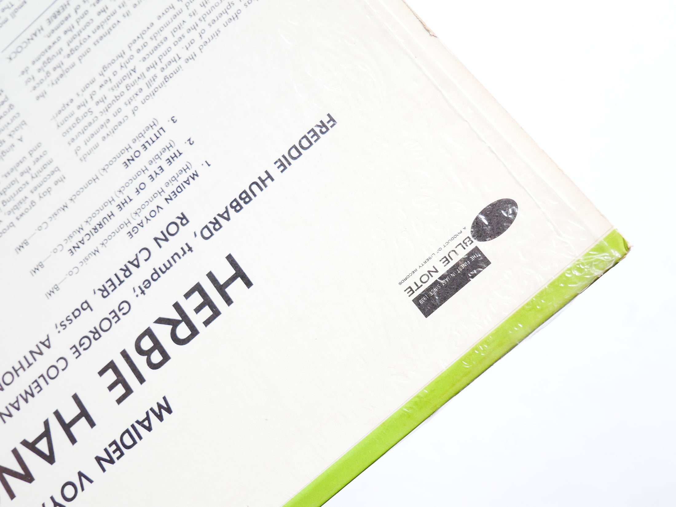 HERBIE HANCOCK Maiden Voyage LP BLUE NOTE BST 84195 LIBERTY Freddie Hubbard VG+