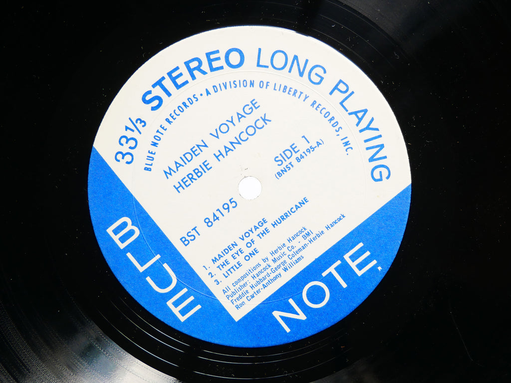 HERBIE HANCOCK Maiden Voyage LP BLUE NOTE BST 84195 LIBERTY Freddie Hubbard VG+